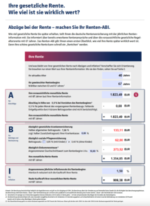 Beispiel für Renten ABI Formular